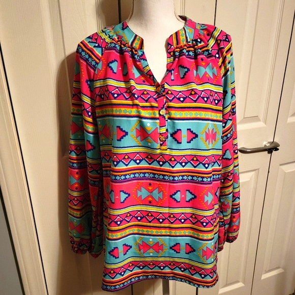 All for Color π Blouse - Picture 1 of 4